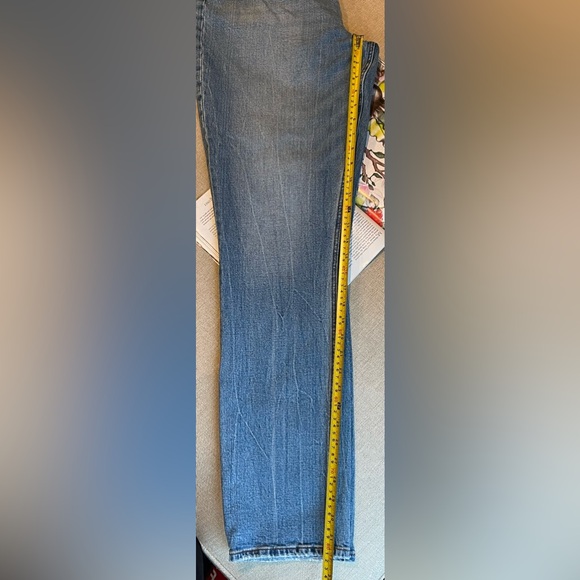 Abercrombie & Fitch 90’s Curve Love Slim Straight Ultra High Rise Size 33/16L - Picture 13 of 14